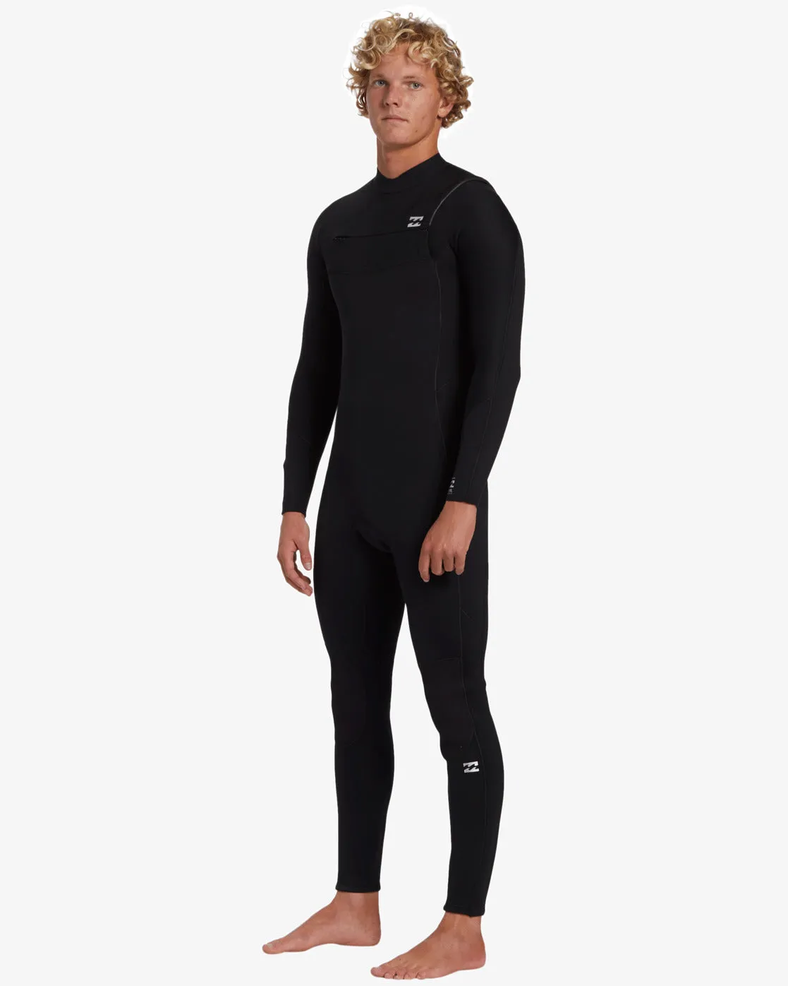 4/3mm Foil GBS Chest Zip Wetsuit - Black Billabong