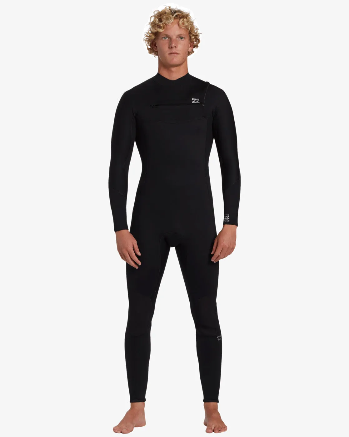 4/3mm Foil GBS Chest Zip Wetsuit - Black Billabong