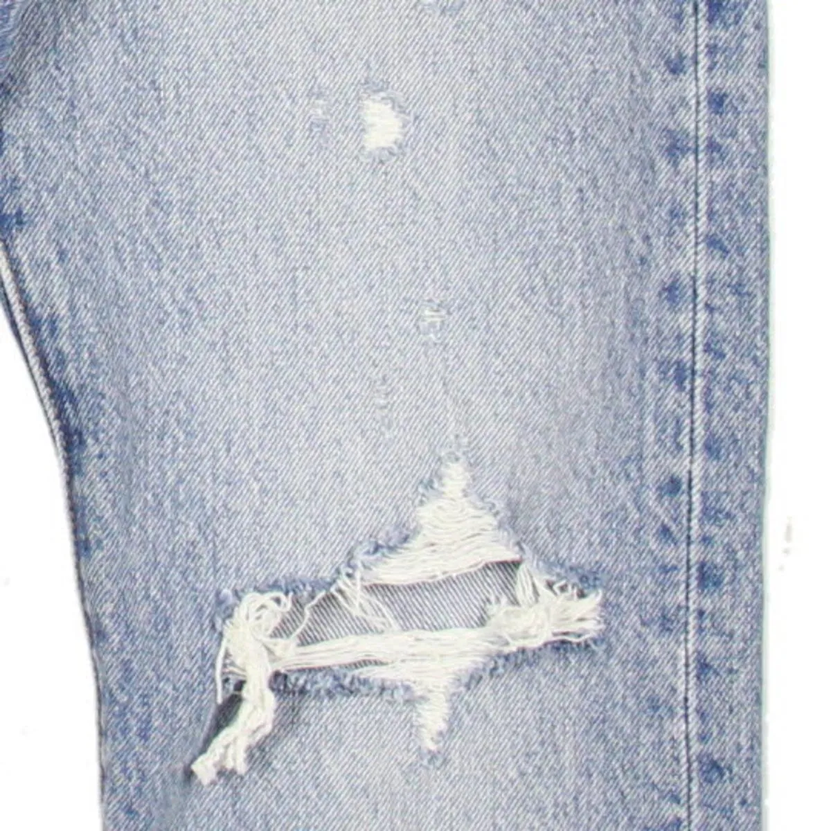 501 Womens Destructed Button Fly Skinny Jeans