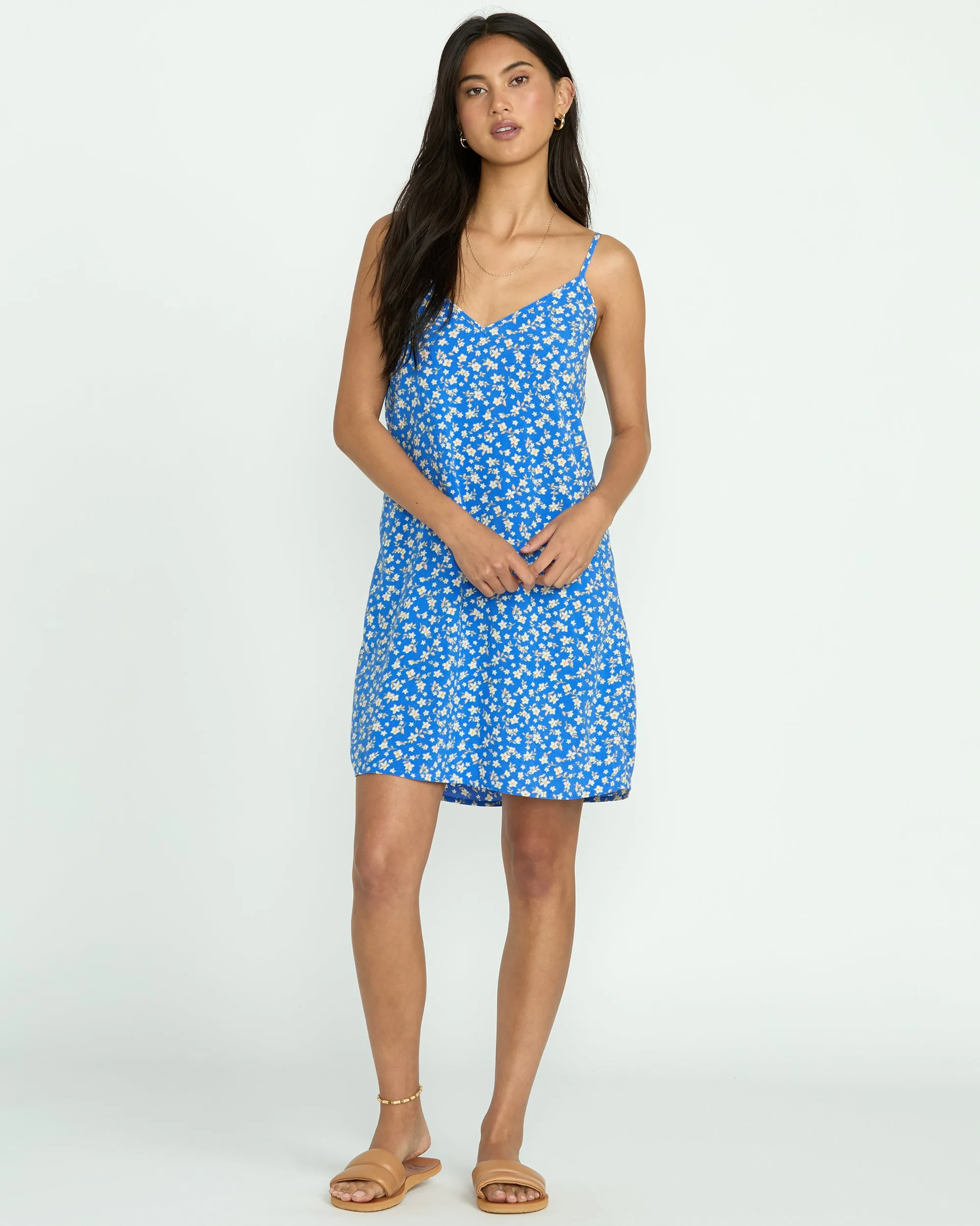 90S Babe Mini Dress - True Blue Billabong