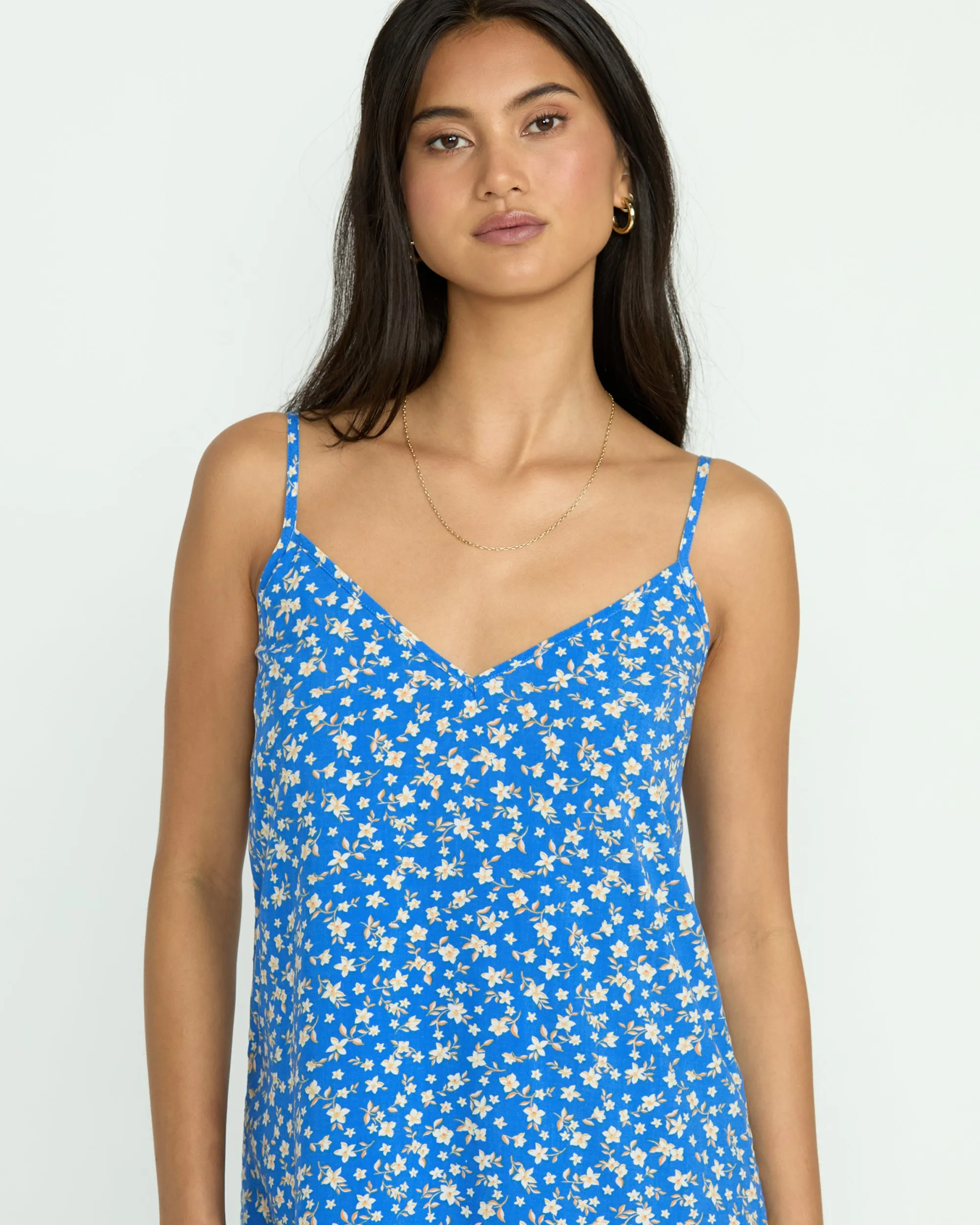 90S Babe Mini Dress - True Blue Billabong