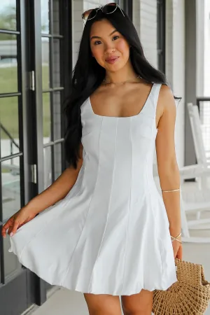 According To You Bubble Hem Mini Dress