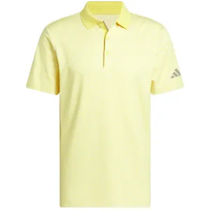 adidas Beyond The Course Textured Polo Shirt - Pure Sulfur