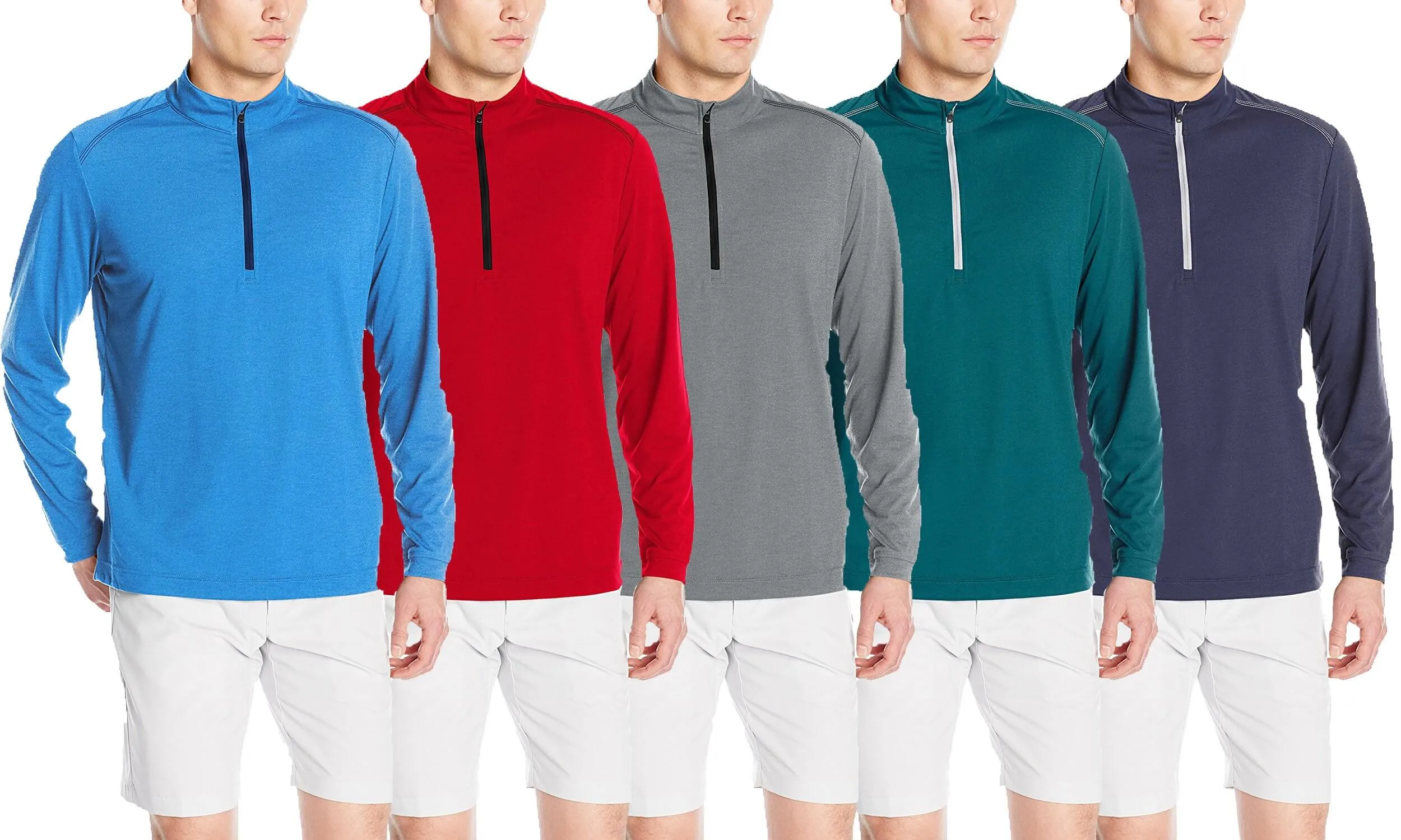 Adidas Golf Men's Adi Ultra Lightweight Upf 1/4 Zip Jacket, Color Options