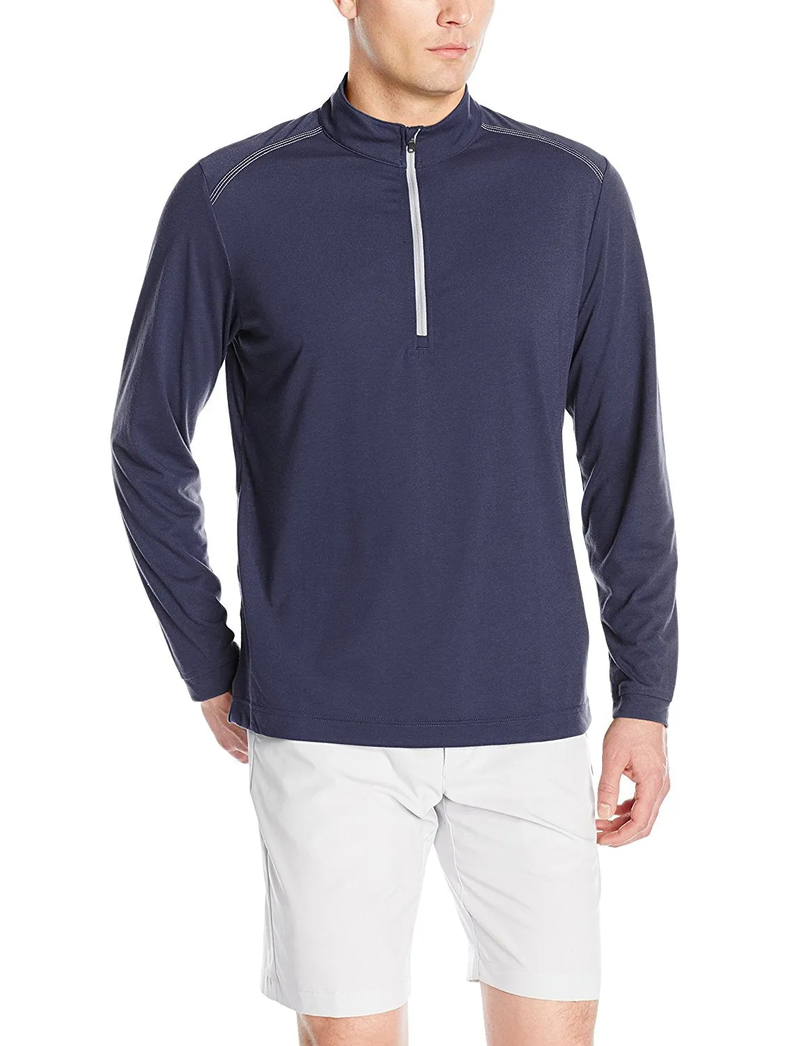 Adidas Golf Men's Adi Ultra Lightweight Upf 1/4 Zip Jacket, Color Options