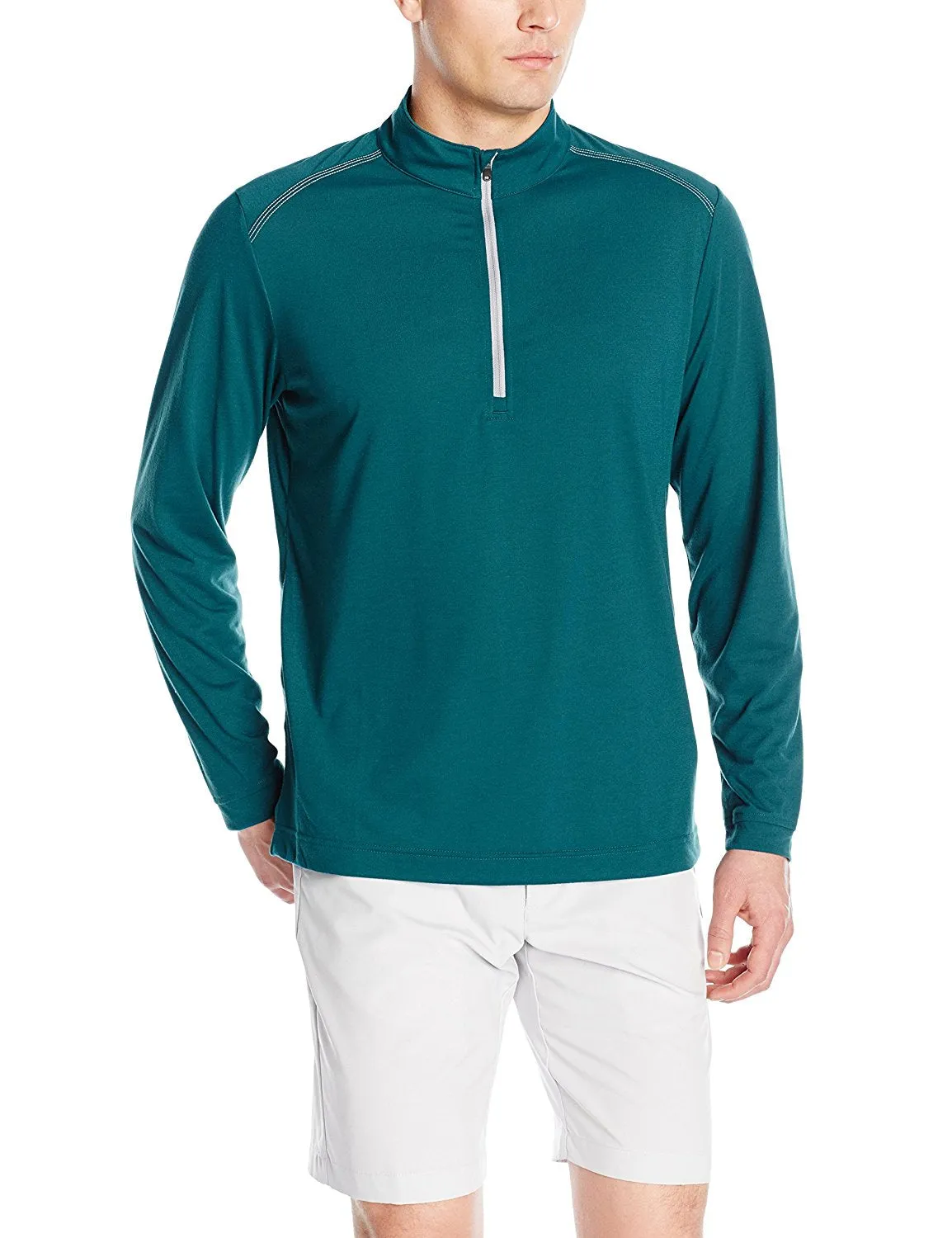 Adidas Golf Men's Adi Ultra Lightweight Upf 1/4 Zip Jacket, Color Options