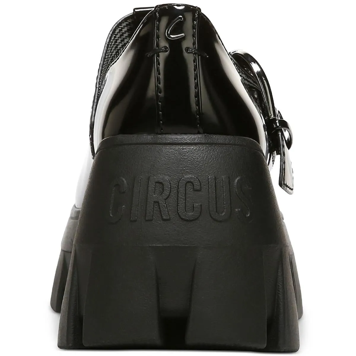 Amy Womens Faux Leather Mary Jane Platform Heels