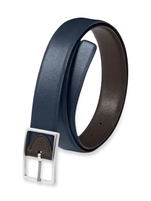 Anderson Reversible Belt - Navy/brown