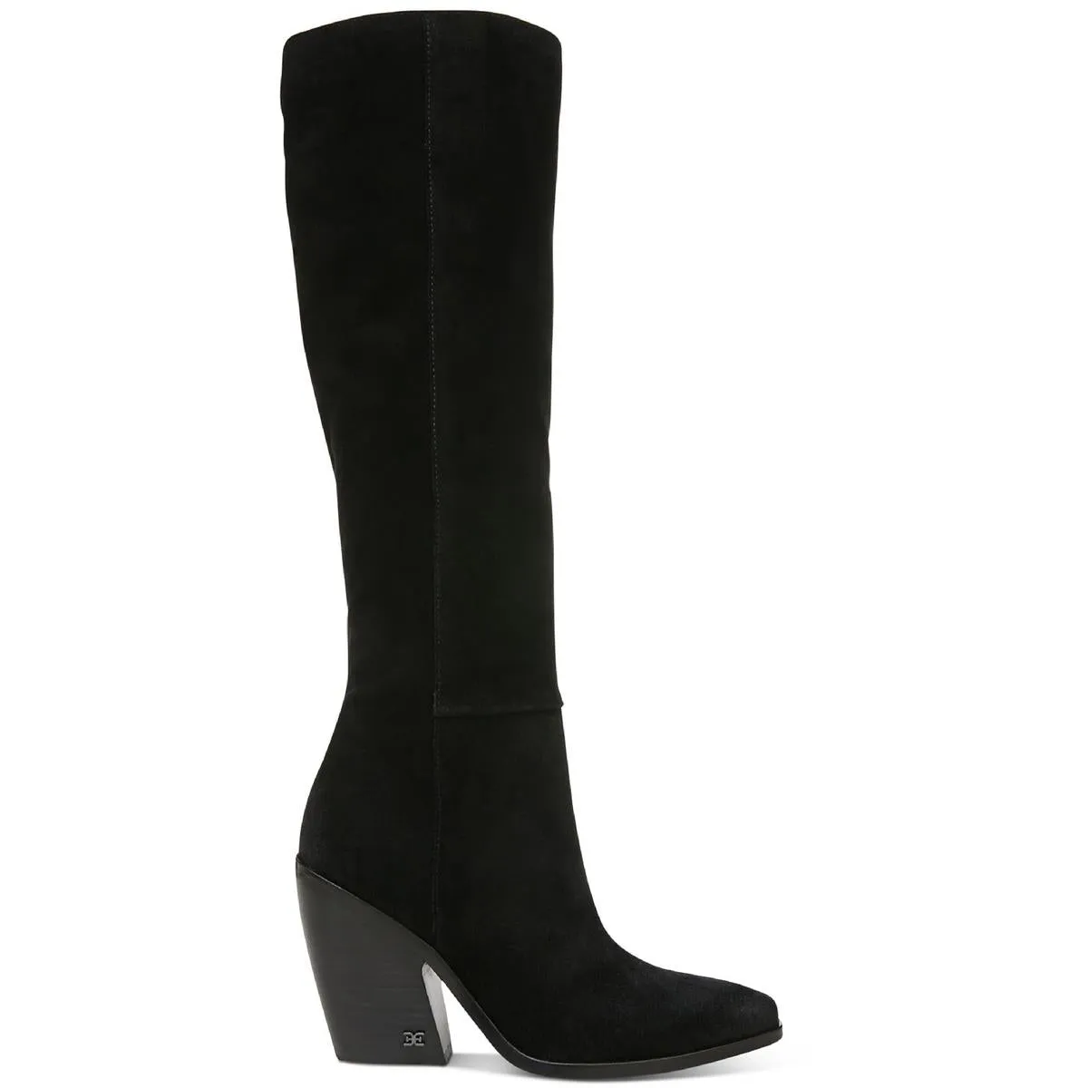 Annabel Womens Zipper Almond Toe Knee-High Boots