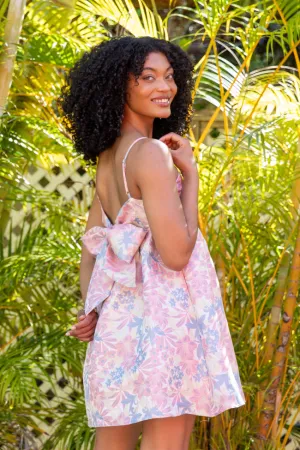 April Showers Multi Jacquard Printed Mini Dress SALE