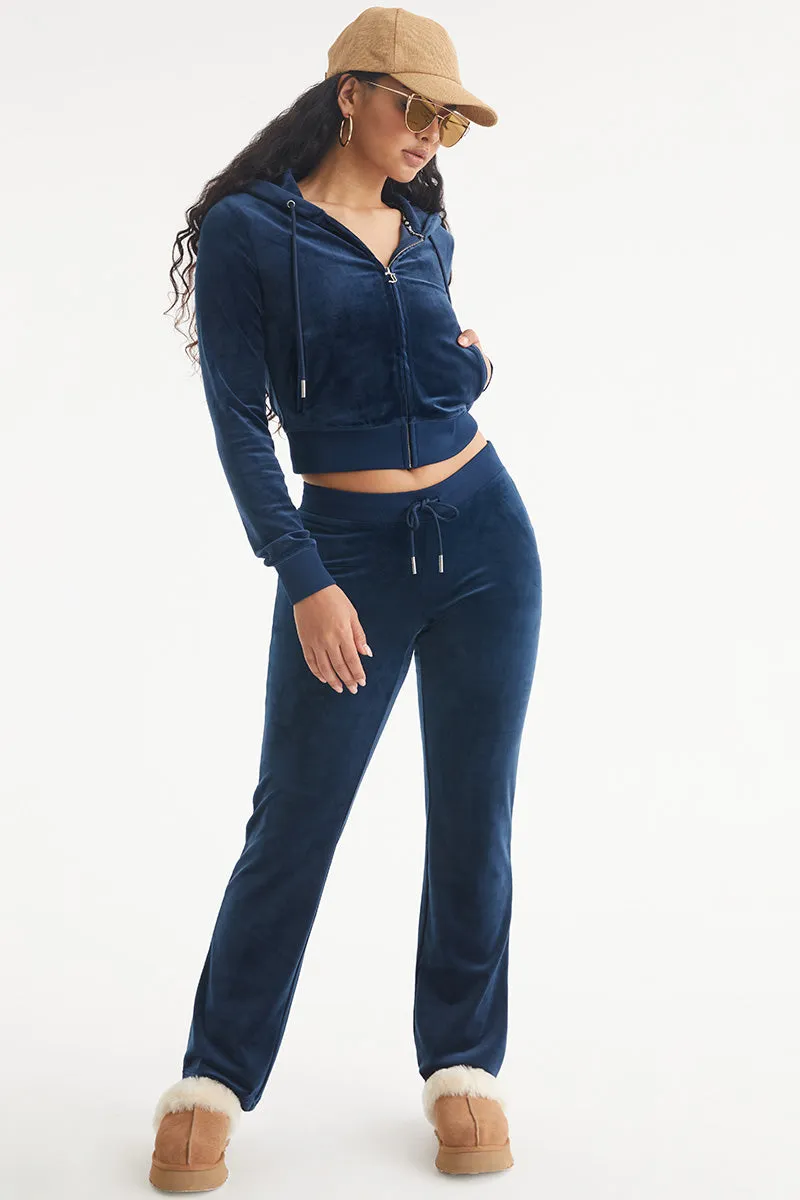 Aries Customizable Big Bling Velour Track Pants Juicy Couture