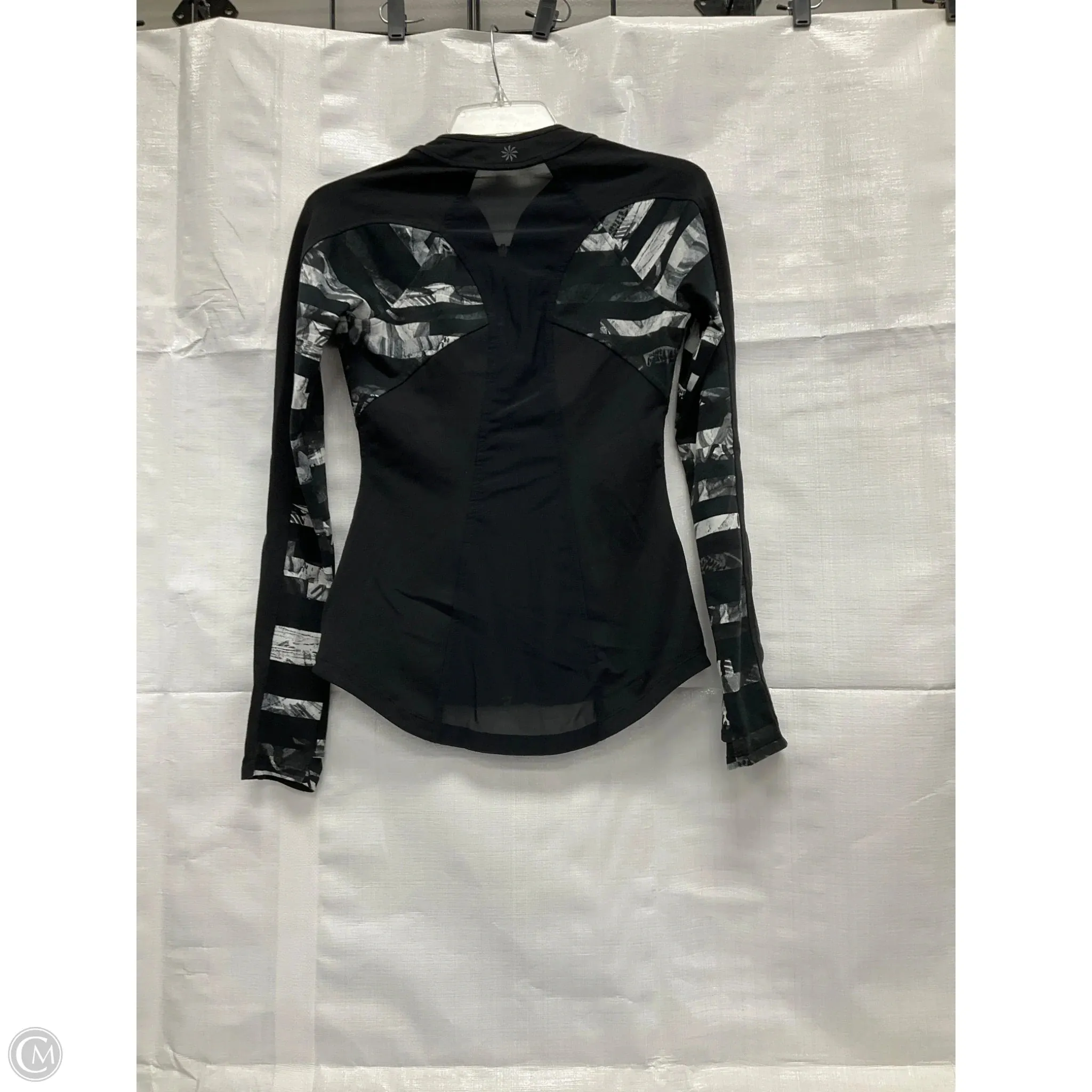 Athletic Jacket By Athleta In Black, Size: Xxs