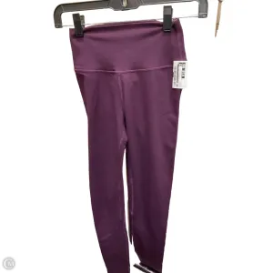 Athletic Leggings By Cmb In Purple, Size: S