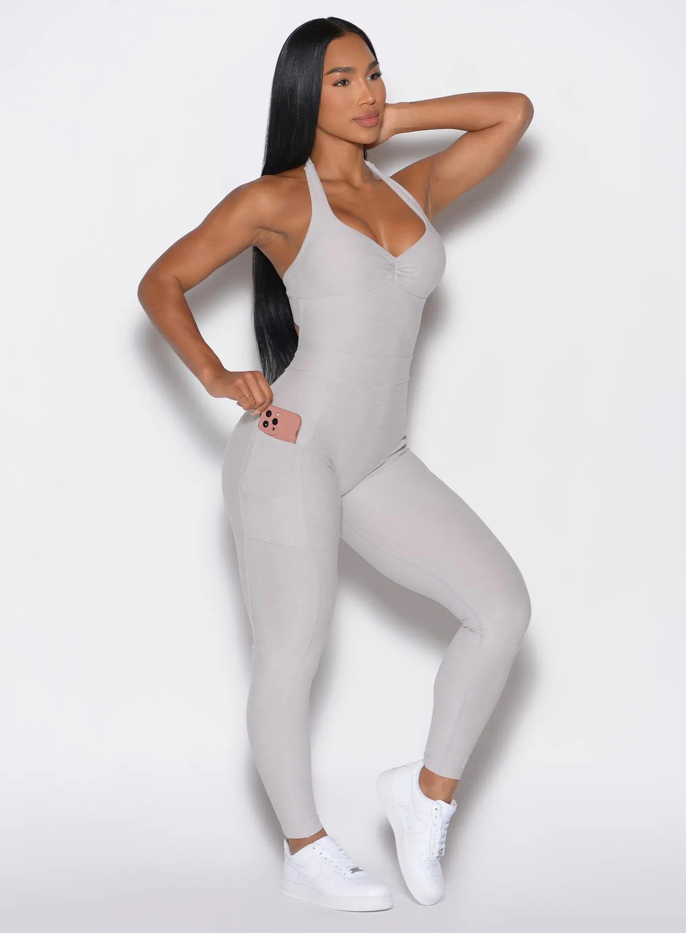 Backless Pocket Bodysuit Bombshell