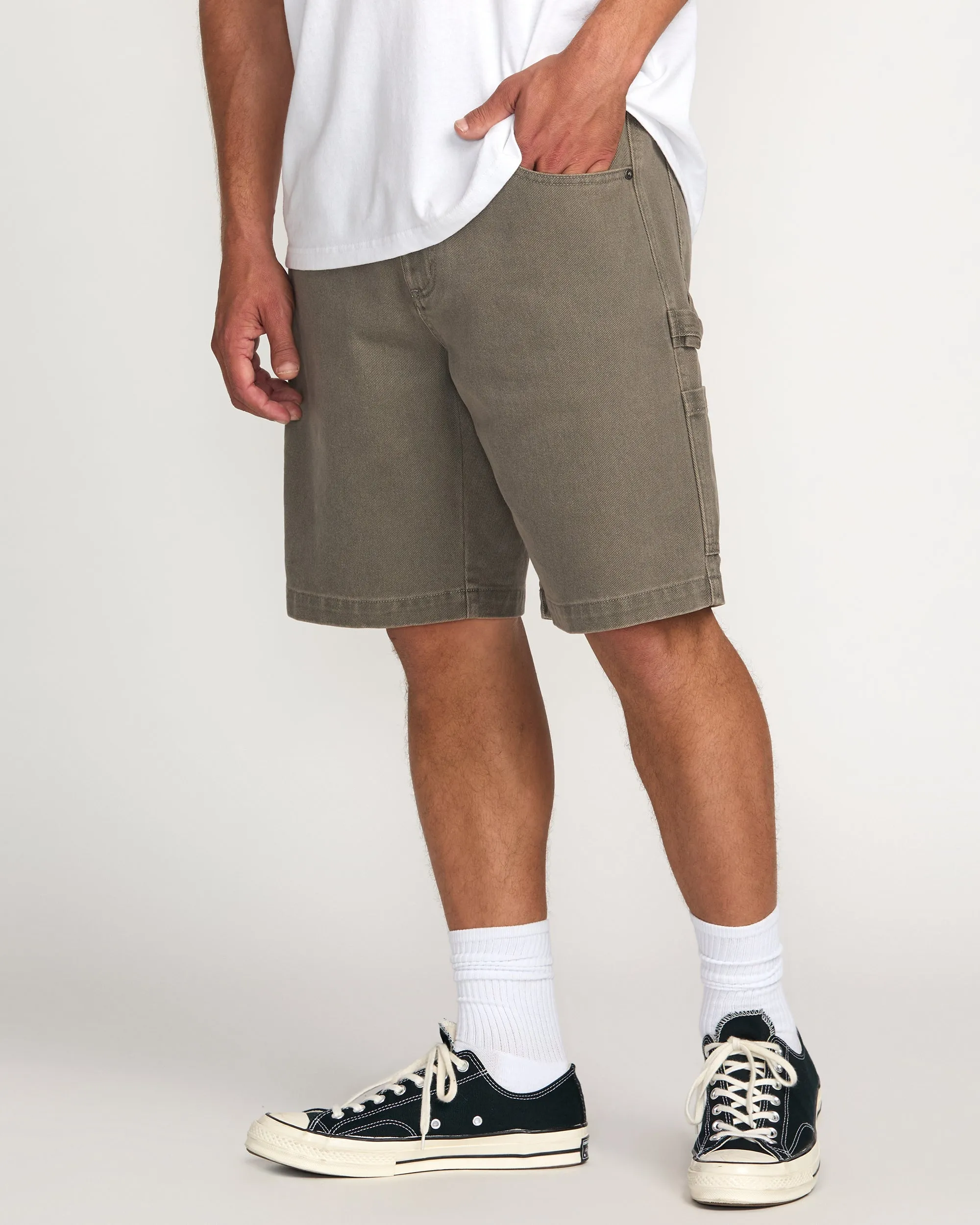 Bad Dog 21" Workwear Shorts - Brown Billabong