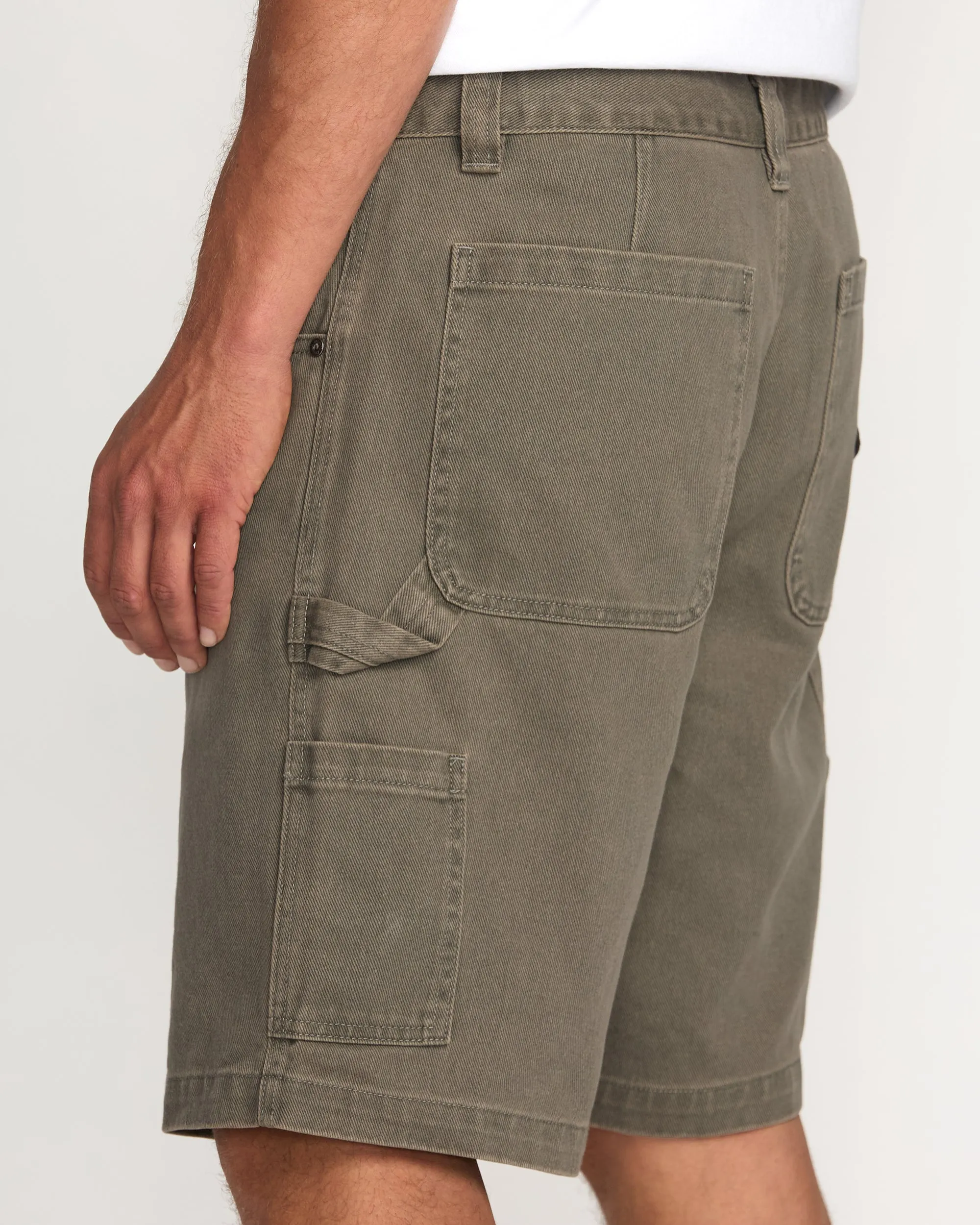 Bad Dog 21" Workwear Shorts - Brown Billabong