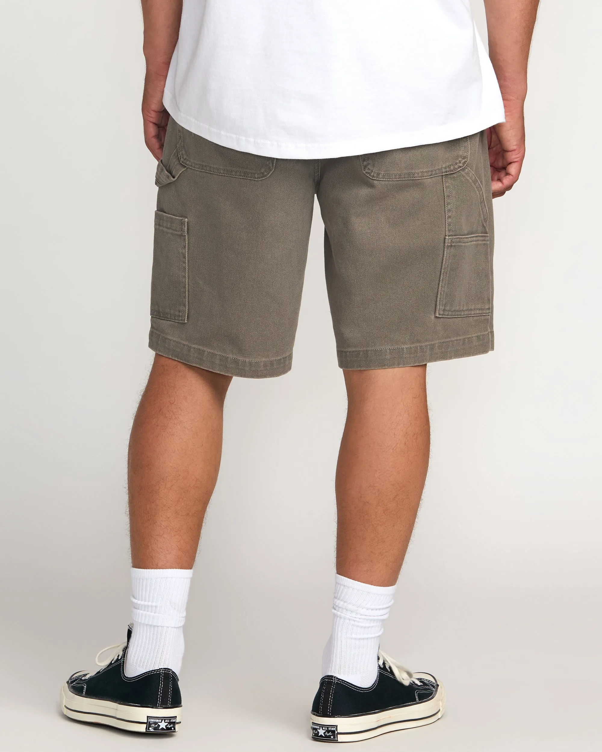 Bad Dog 21" Workwear Shorts - Brown Billabong