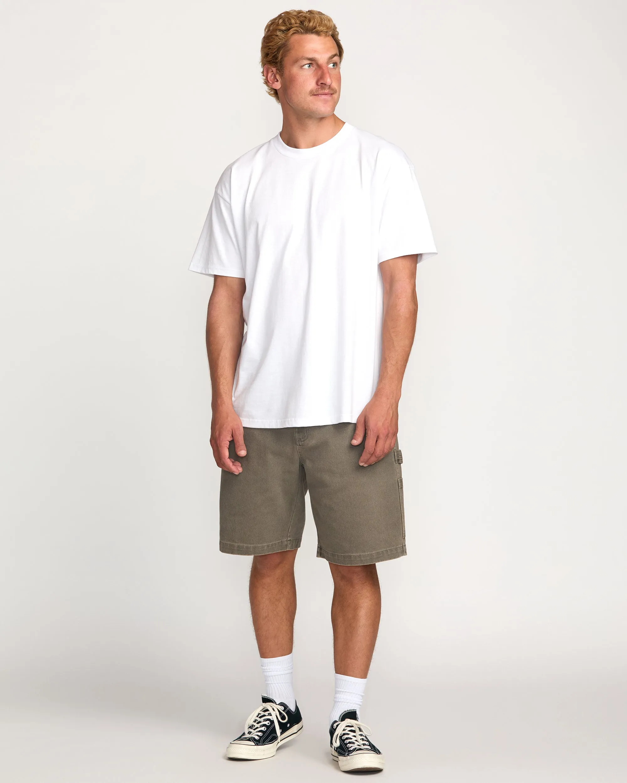 Bad Dog 21" Workwear Shorts - Brown Billabong