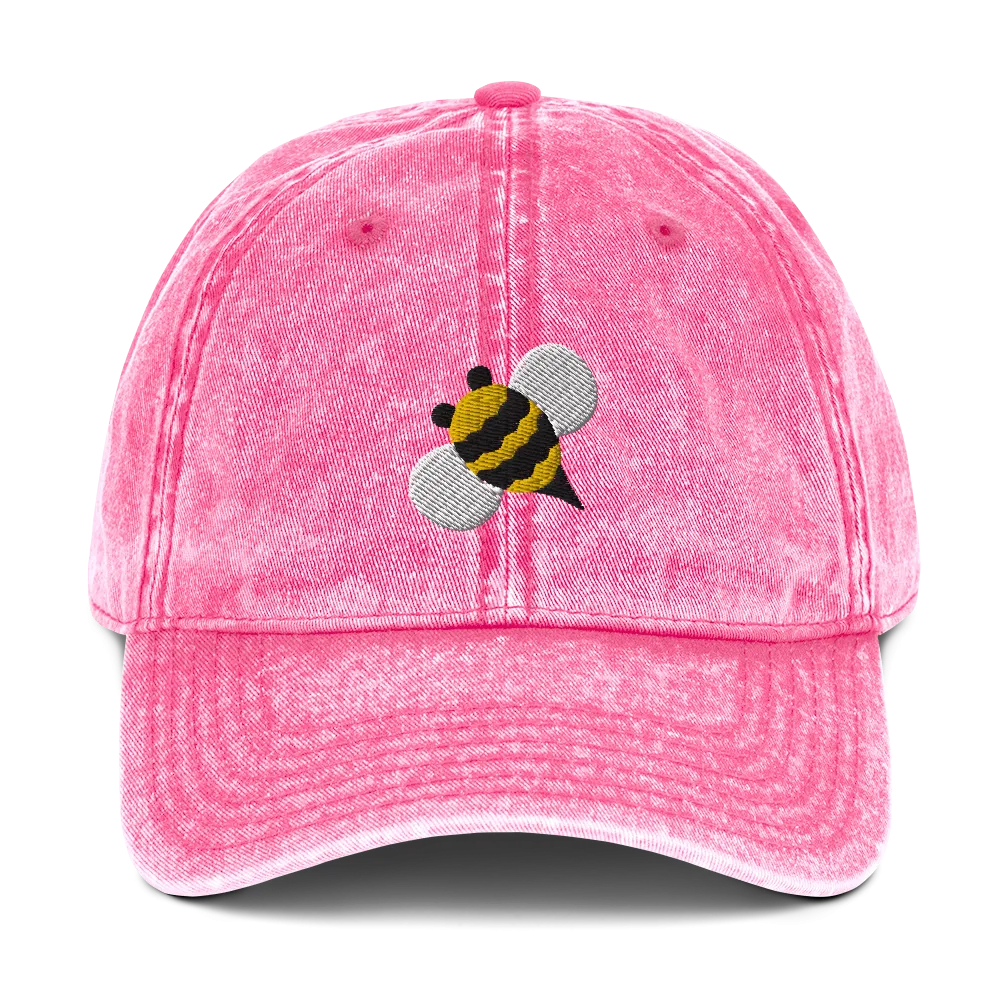 Bee Vintage Hat