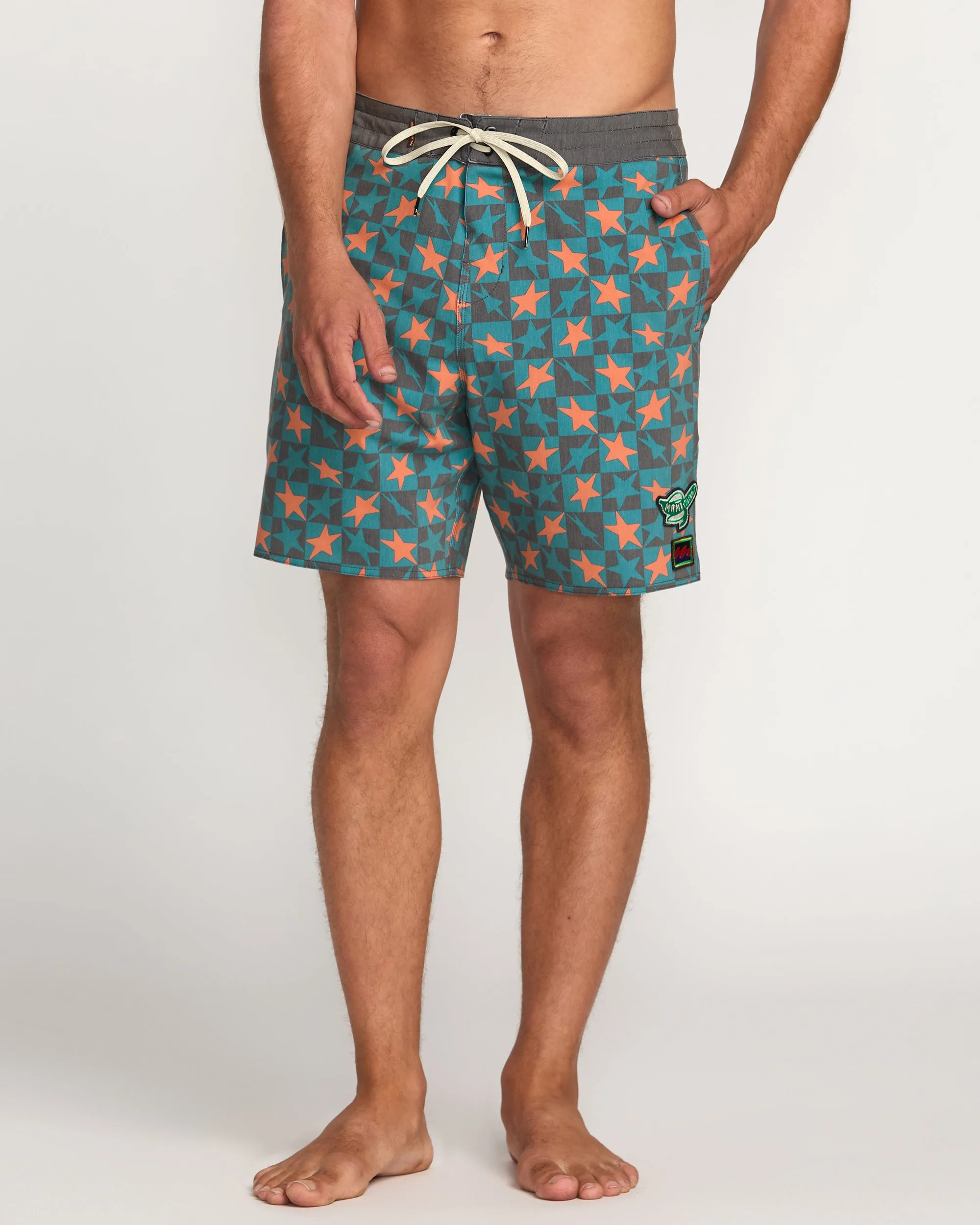 Billabong x Mami Wata Star Lo Tide Boardshorts - Teal Billabong