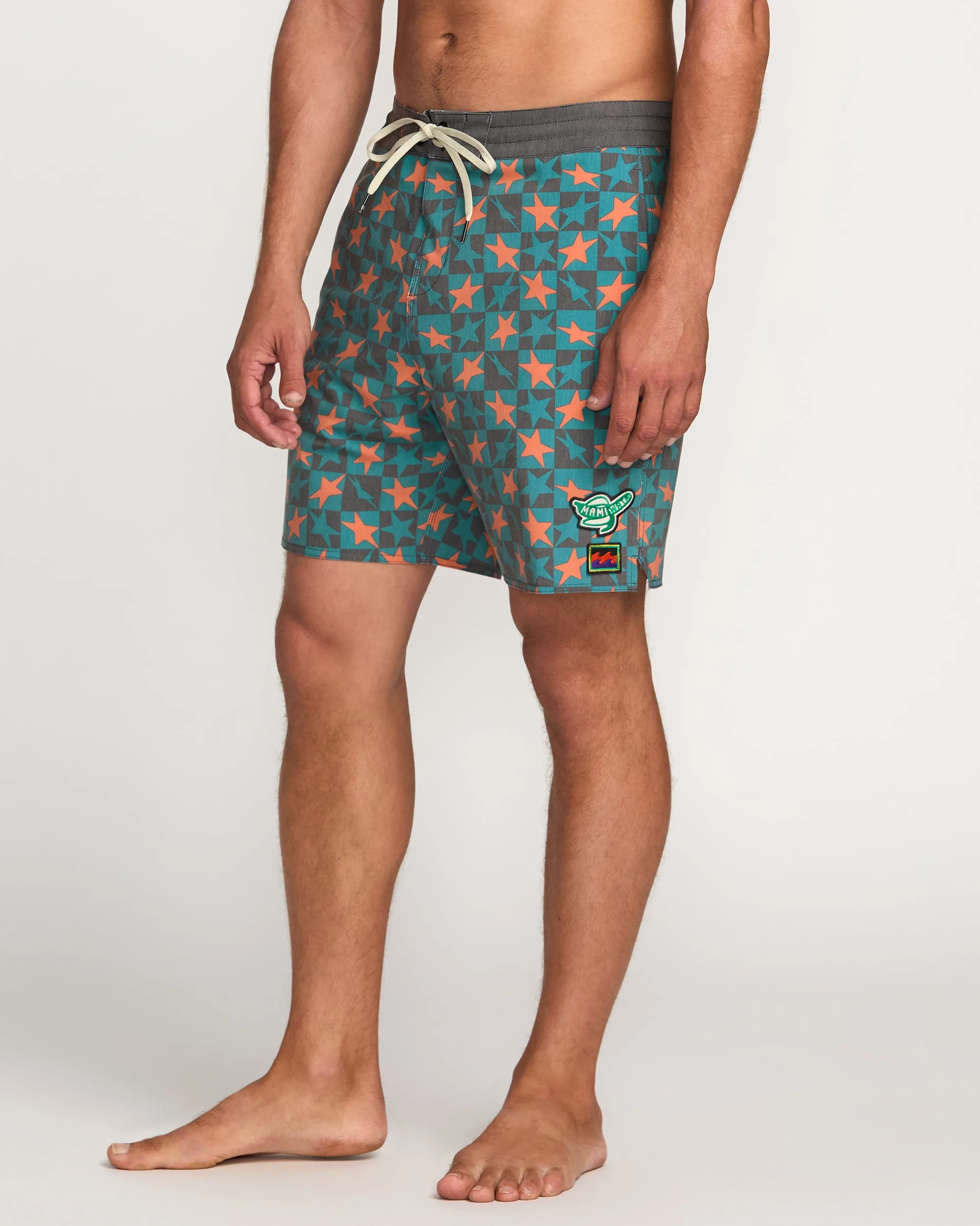 Billabong x Mami Wata Star Lo Tide Boardshorts - Teal Billabong