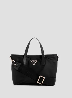 Black Latona Mini Tote Bag Guess