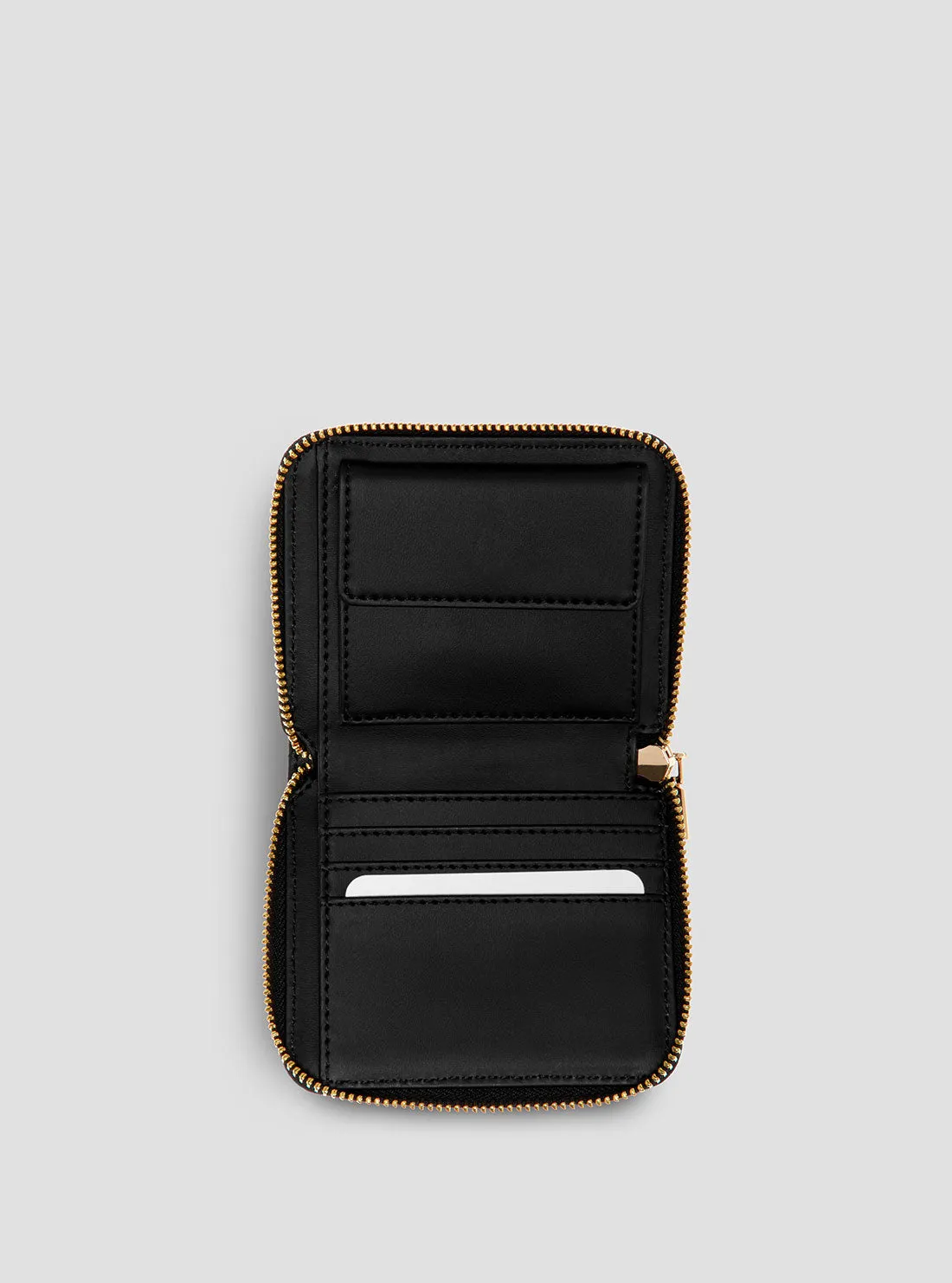 Black Logo Laurel Small Wallet Guess