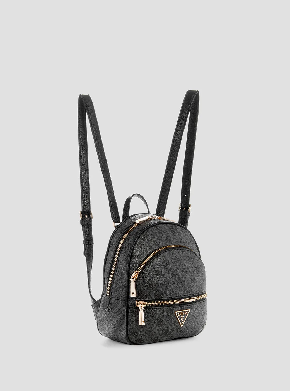Black Logo Manhattan Backpack Guess