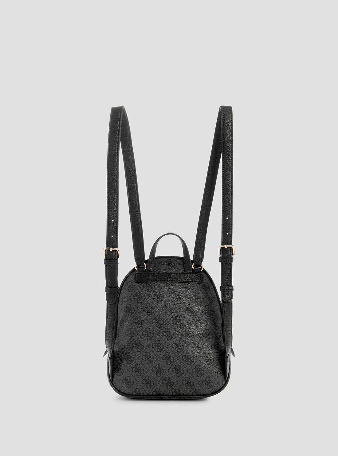 Black Logo Manhattan Backpack Guess