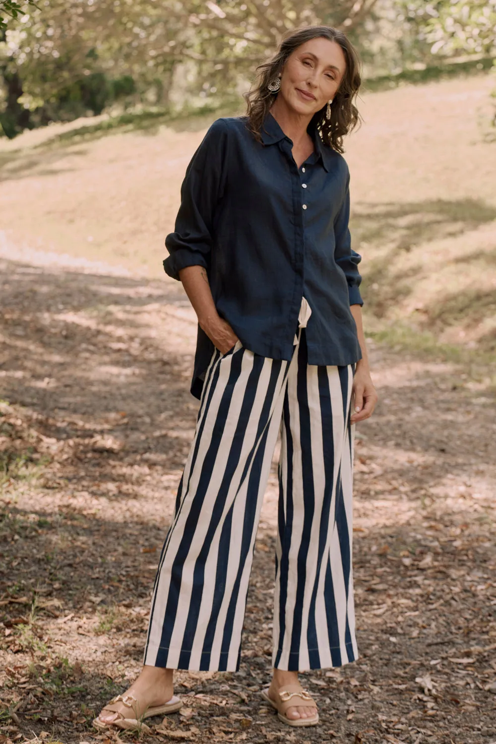 Breezy Relaxed Pant in Voyager Adrift