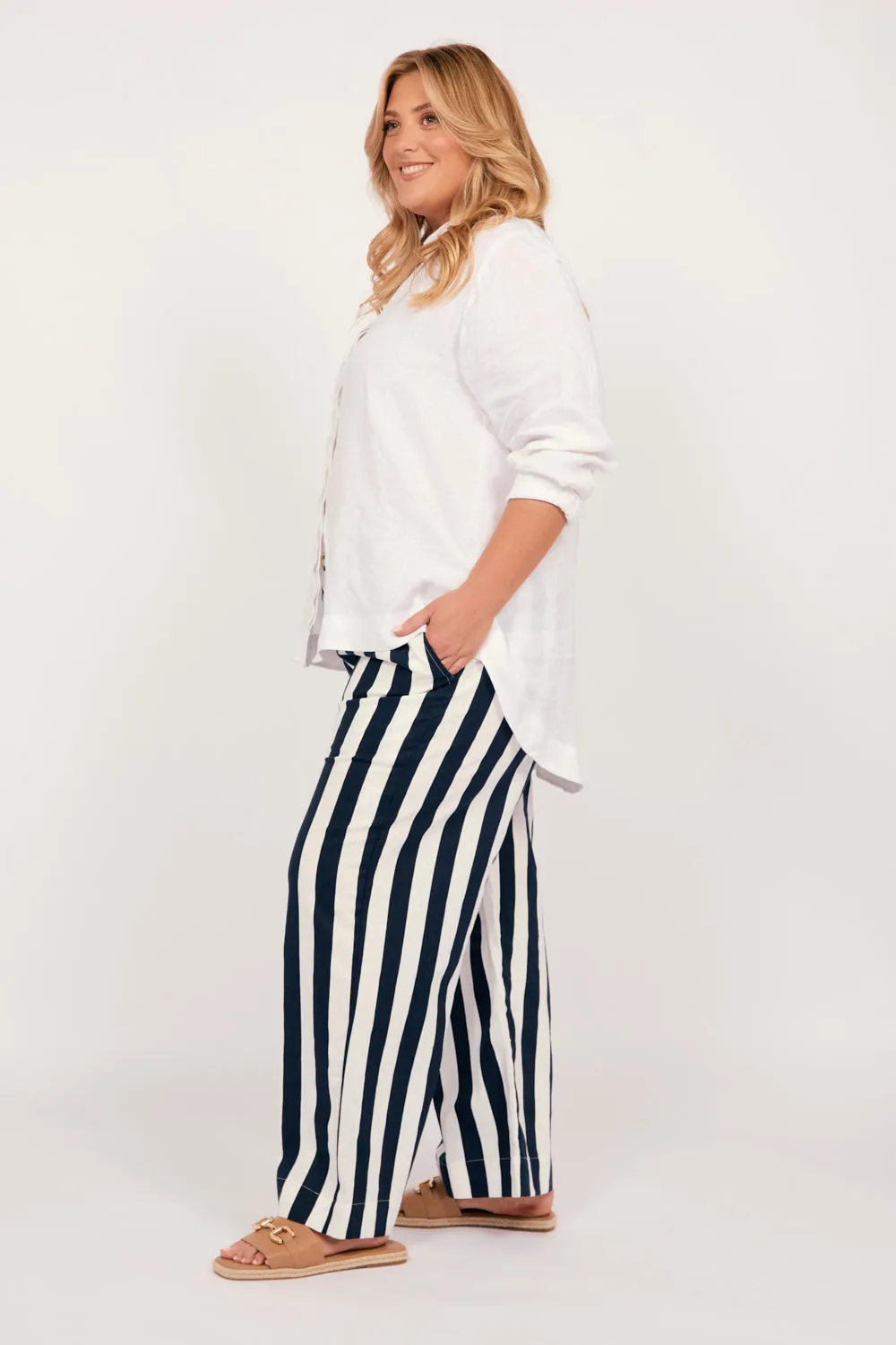 Breezy Relaxed Pant in Voyager Adrift