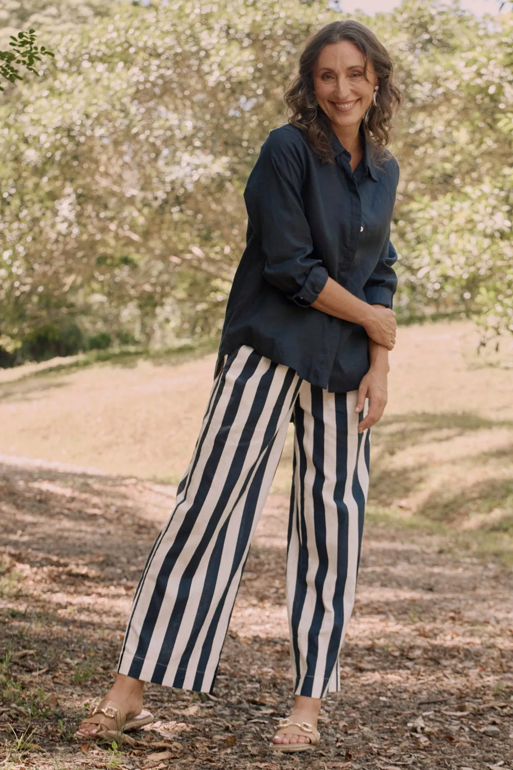 Breezy Relaxed Pant in Voyager Adrift