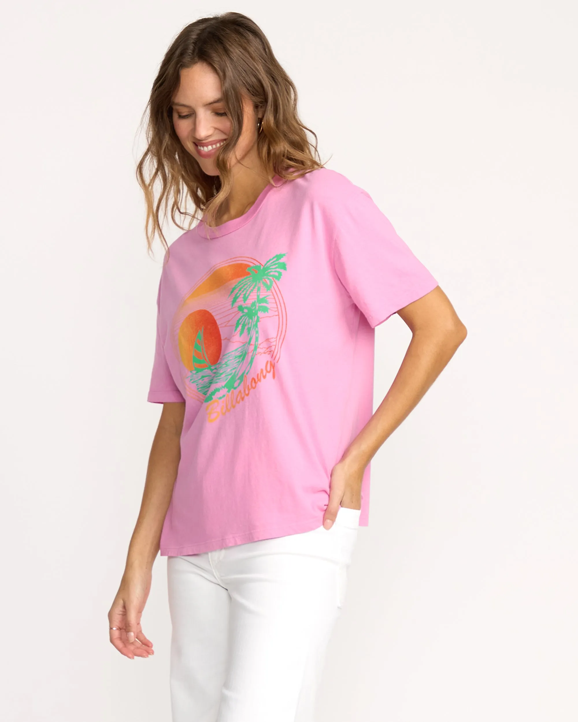 Bright New Day Tee - Bright Rose Billabong