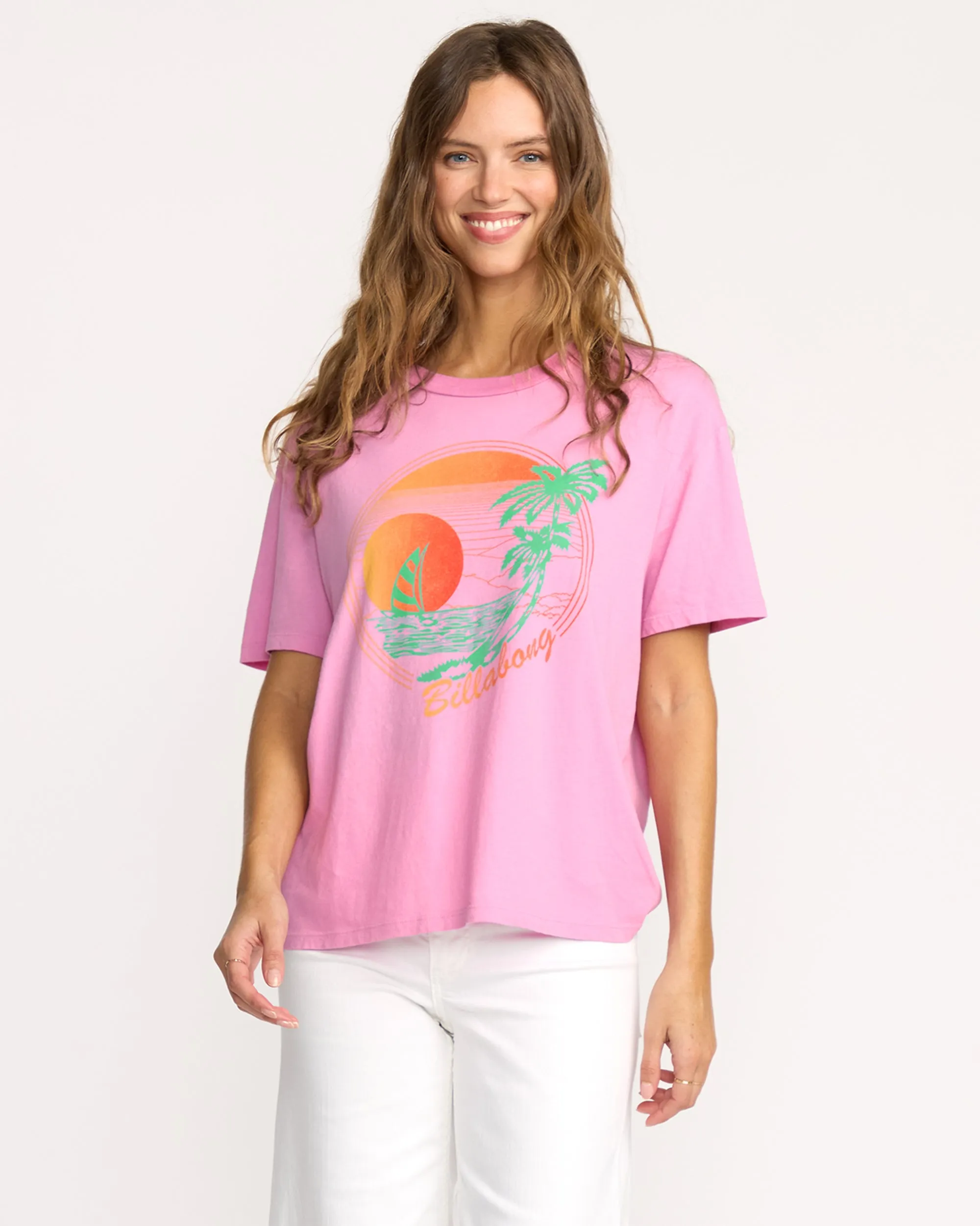Bright New Day Tee - Bright Rose Billabong