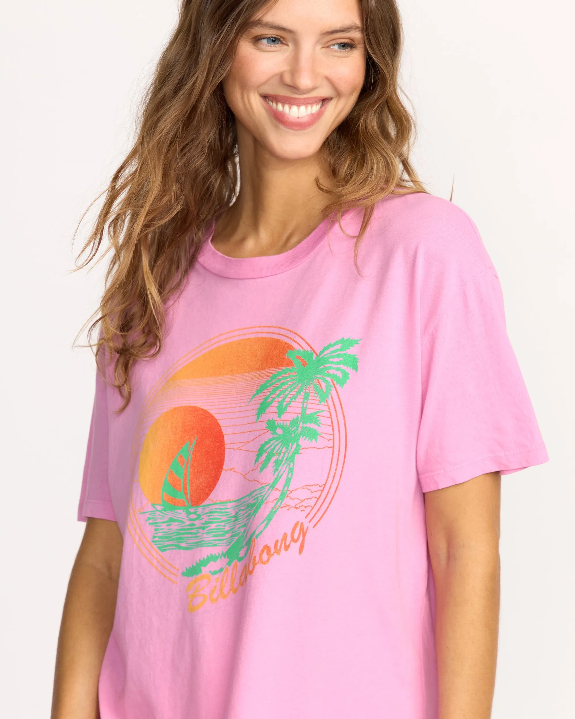 Bright New Day Tee - Bright Rose Billabong