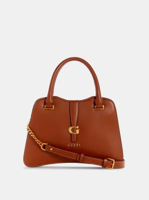 Brown Kuba Small Satchel Guess
