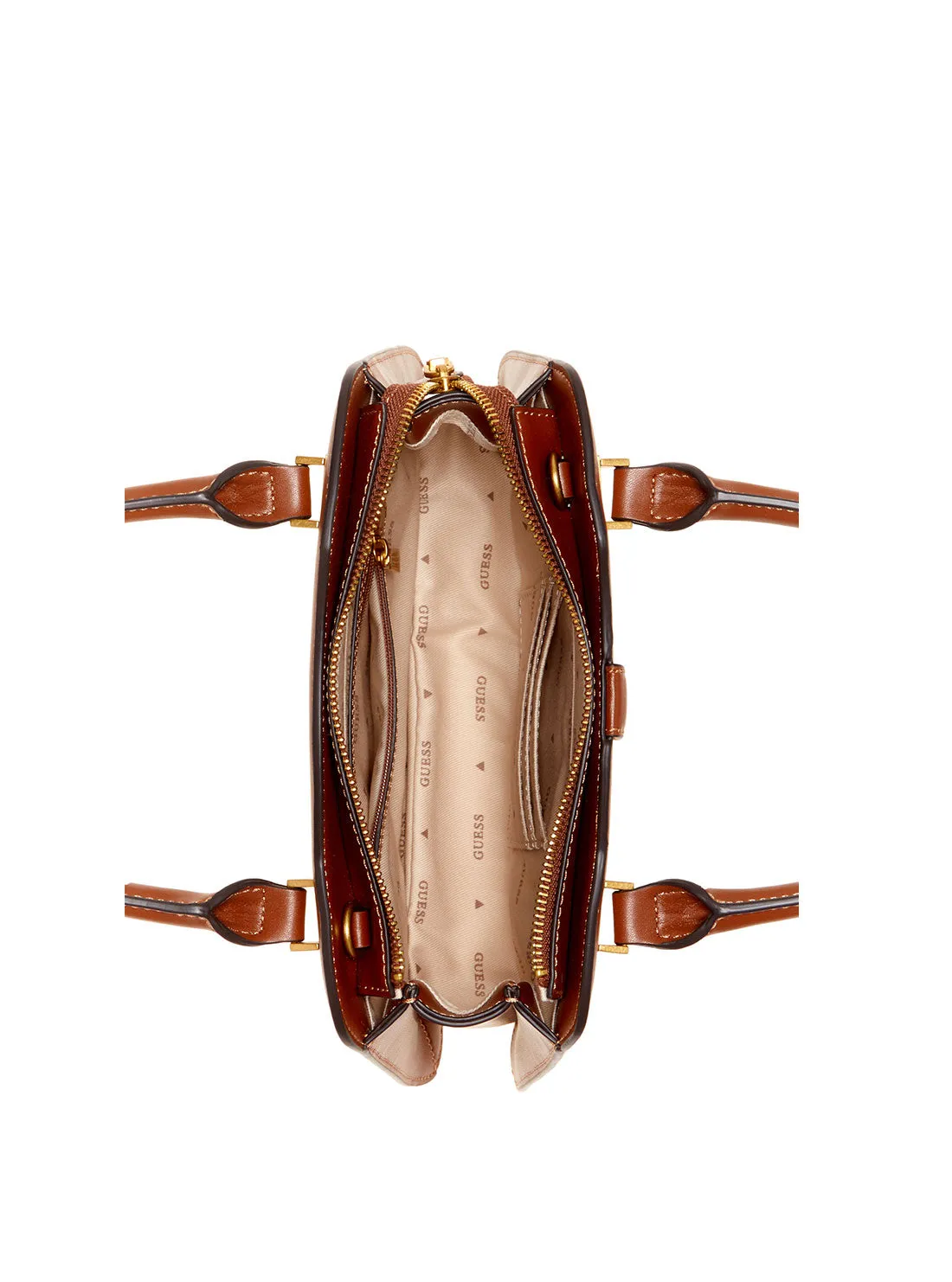 Brown Kuba Small Satchel Guess