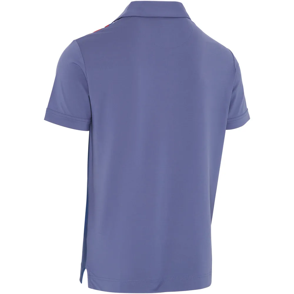 Callaway Ombre 3D Chev Geo Polo Shirt - Bijou Blue