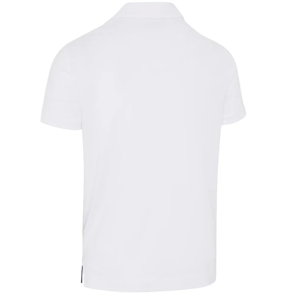Callaway Skyline Block Print Polo Shirt - Bright White