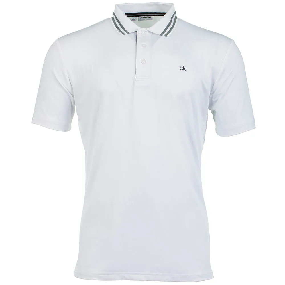 Calvin Klein Madison Tech Polo Shirt - White