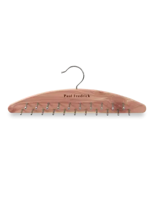 Cedar Tie Organizer Hanger - Cedar