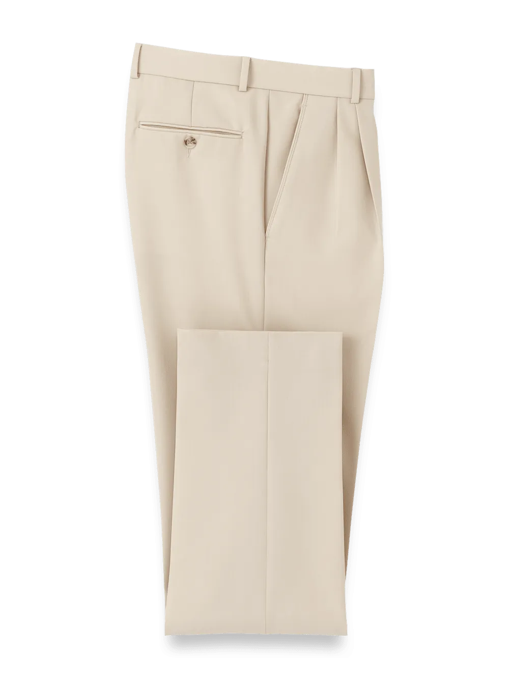 Comfort Stretch Travel Pants - Cream