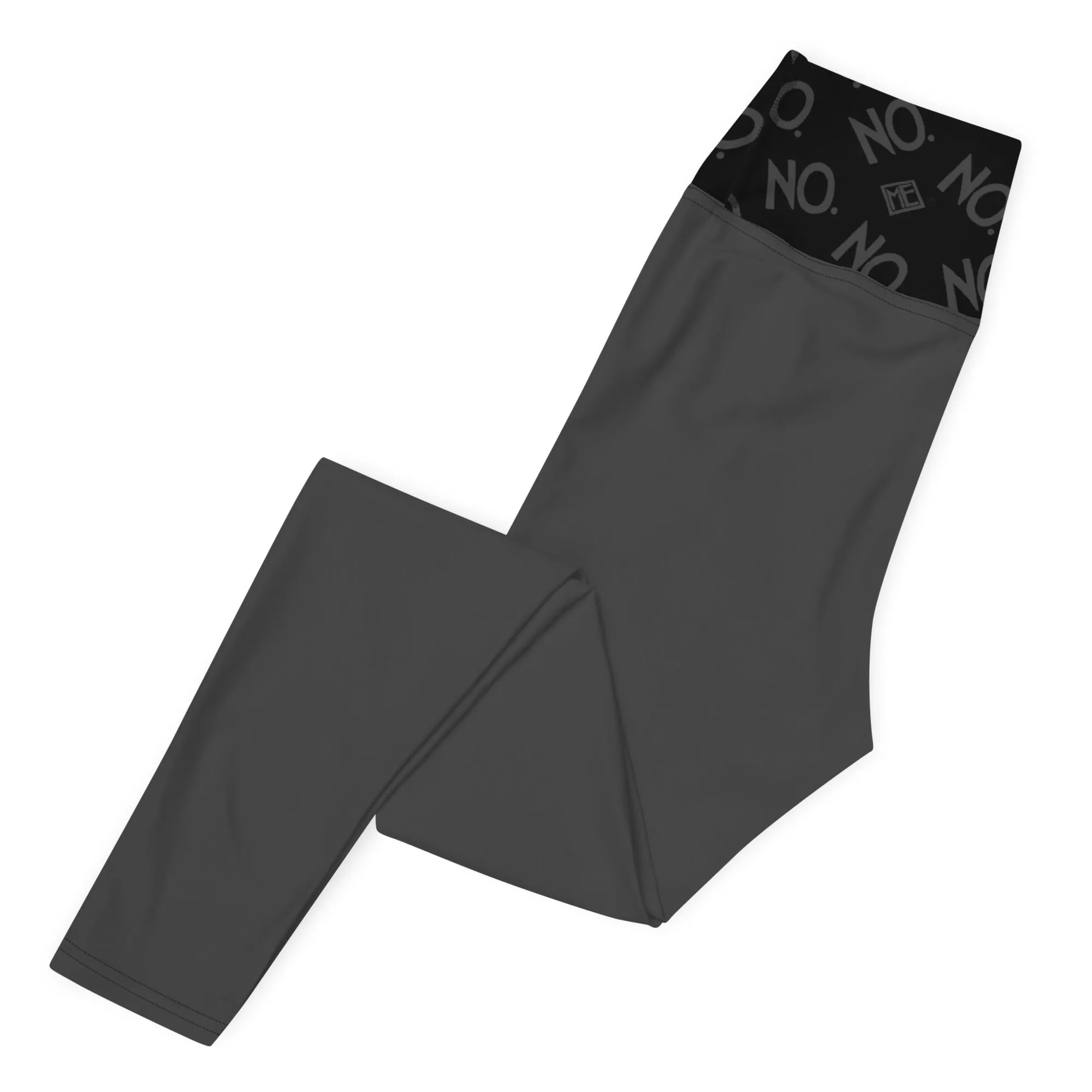Complete Sentence NO Black Band Yoga Leggings