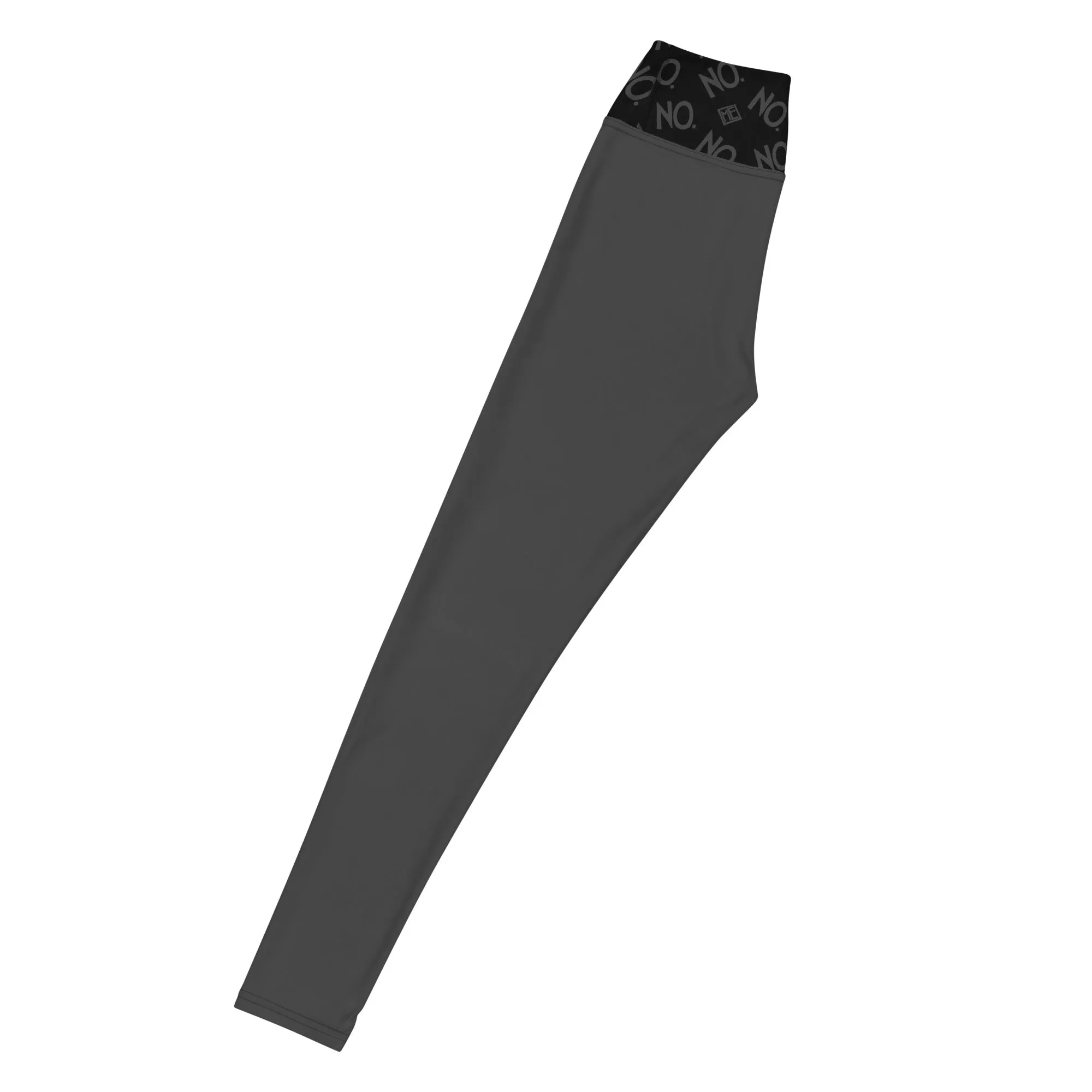 Complete Sentence NO Black Band Yoga Leggings