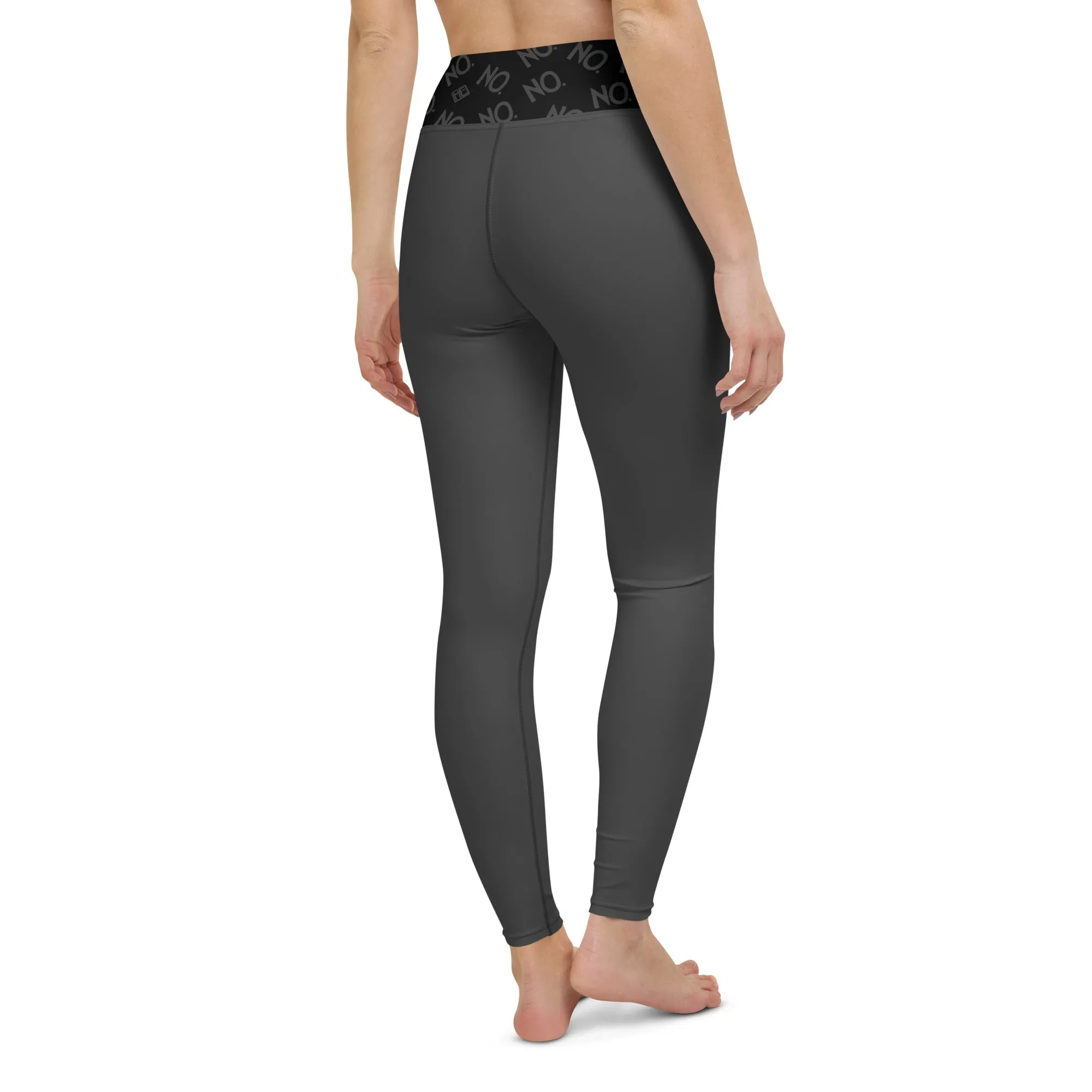 Complete Sentence NO Black Band Yoga Leggings