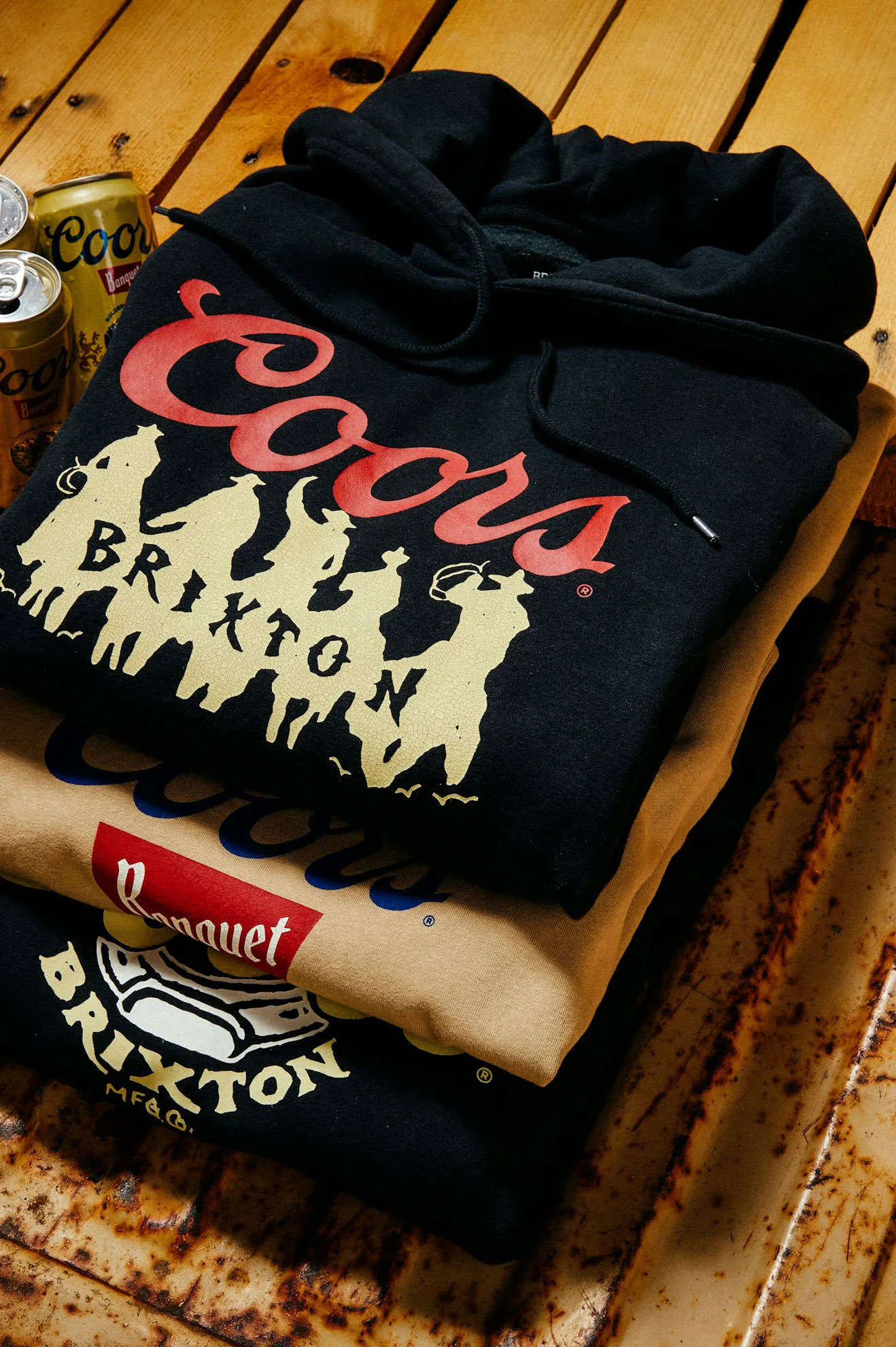 Coors Bandit Hoodie - Black Brixton