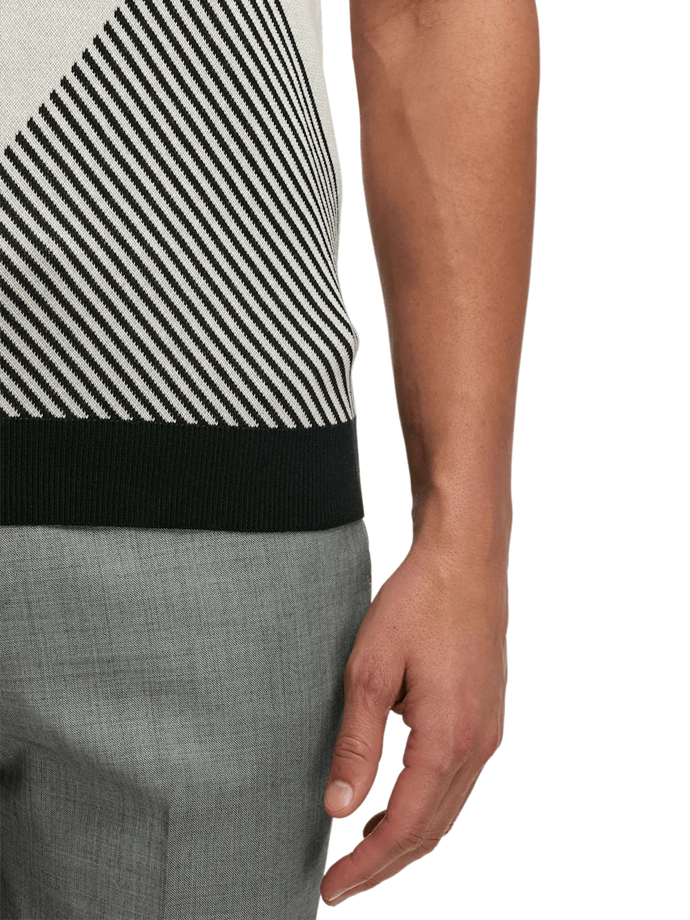 Cotton Three Button Polo - Multi