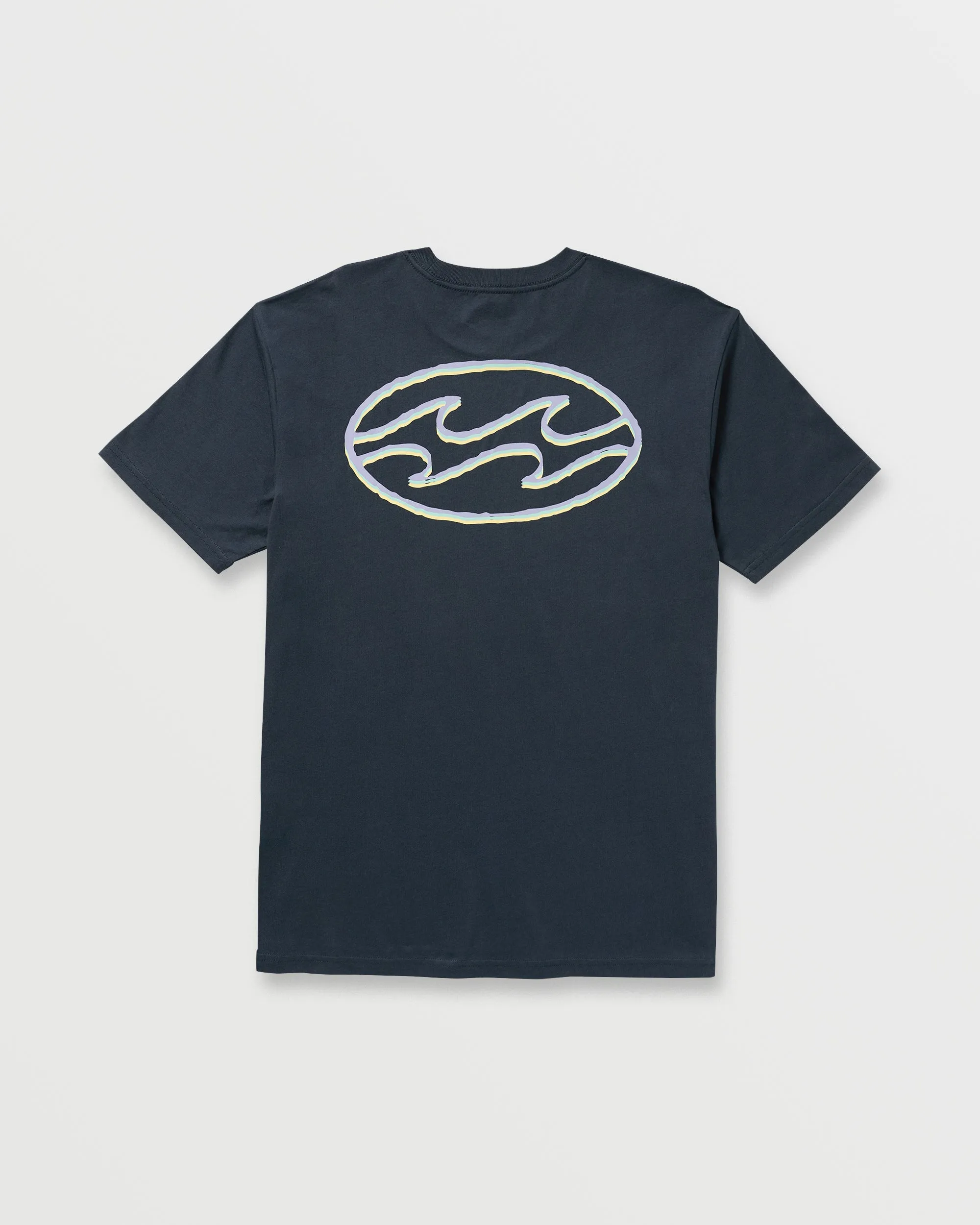 Crayon Wave Premium Tee - Navy Billabong