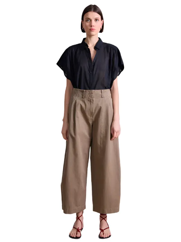 Cropped Cybil Trouser in Oak
