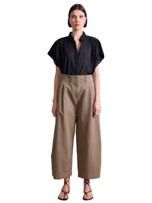 Cropped Cybil Trouser in Oak